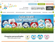 Tablet Screenshot of lachupeteria.com.ar
